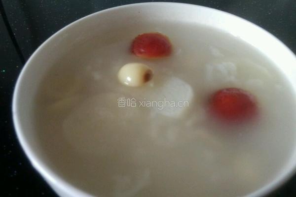 莲子山药山楂粥的做法图解3