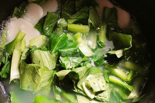 青菜年糕泡饭的做法图解8