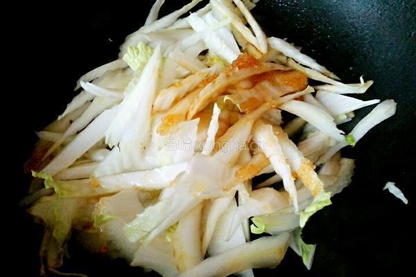 醋溜白菜的做法图解6