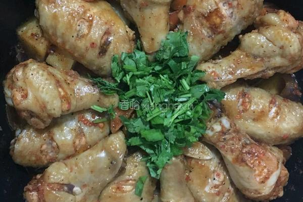 塔吉锅版黑胡椒鸡翅的做法图解12
