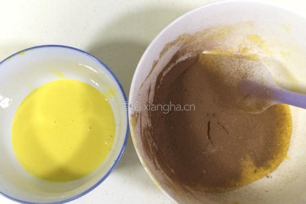 斑马纹戚风蛋糕的做法图解8