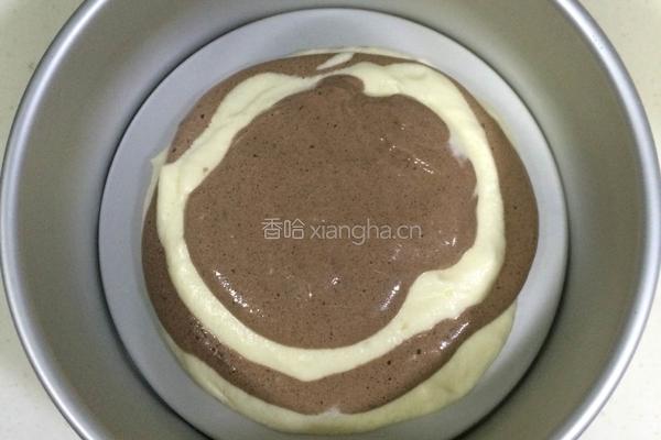 斑马纹戚风蛋糕的做法图解18