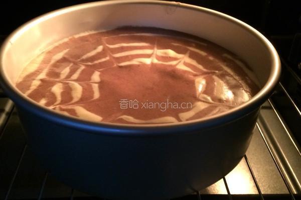 斑马纹戚风蛋糕的做法图解20