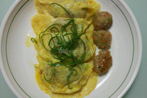 虾仁蛋饺的做法图解4