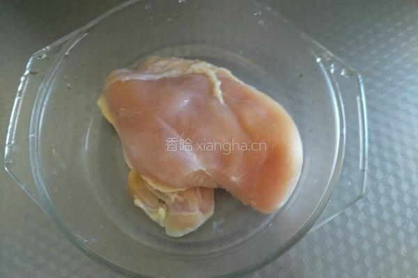 鸡胸肉干豆腐卷的做法图解1