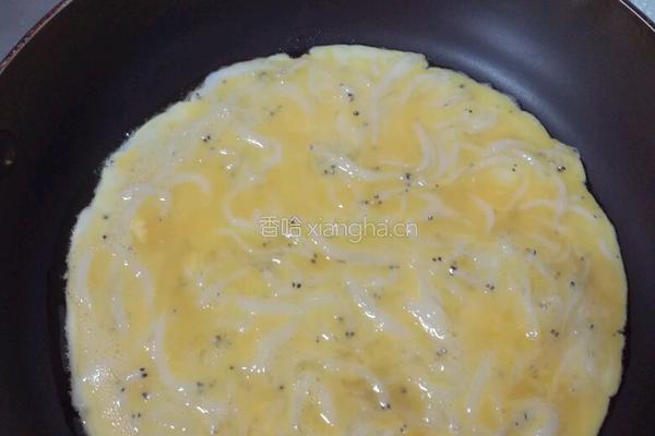银鱼煎鸡蛋的做法图解3