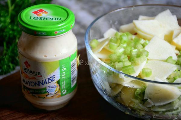 沃尔多夫沙拉 SALADE WALDORF的做法图解5