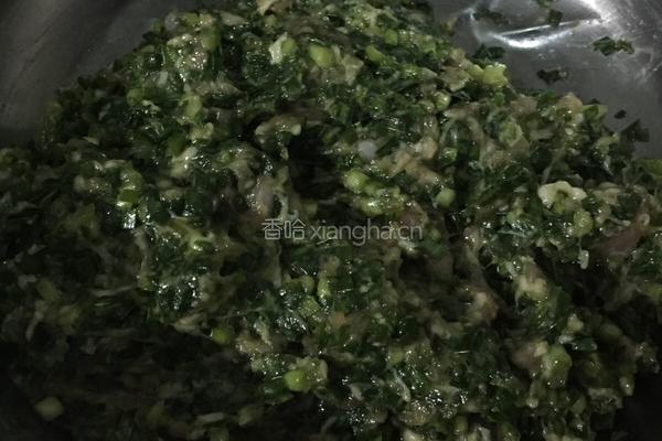 羊肉韭菜锅贴的做法图解4