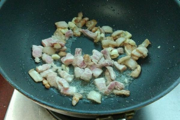 茭白炒肉的做法图解4