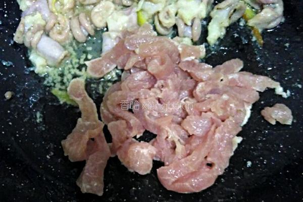 粉肠瘦肉丝的做法图解5