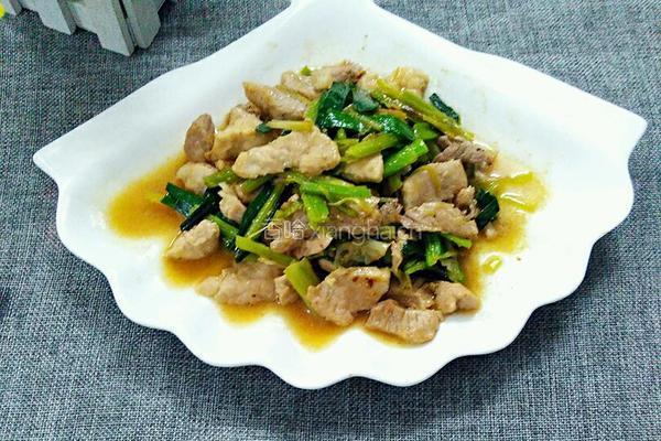 香芹炒肉片的做法图解7