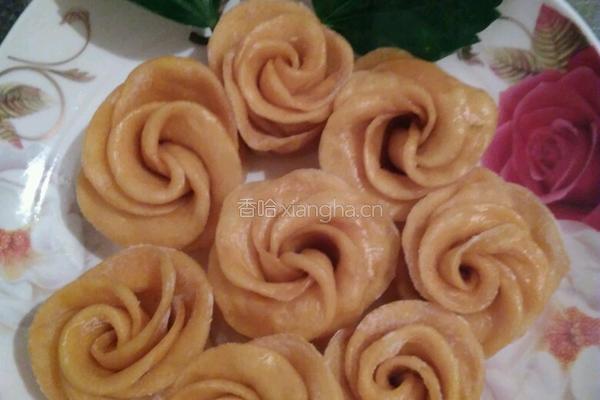 南瓜玫瑰馒头的做法图解18