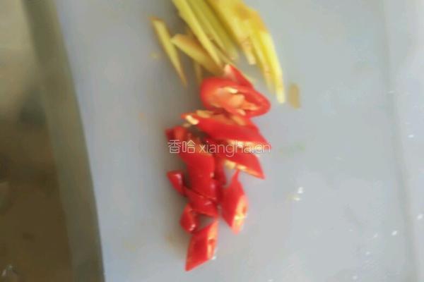 菜叶炒香菇的做法图解5