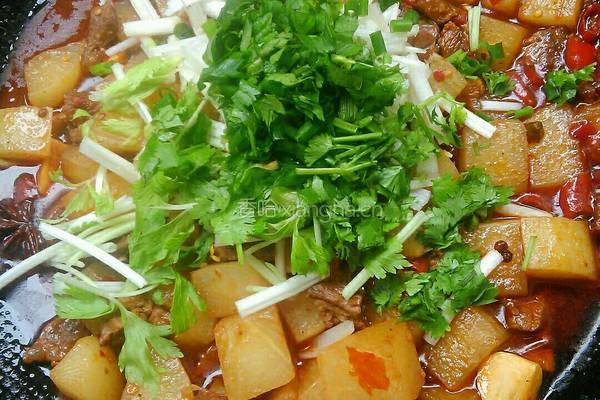 萝卜烧牛肉的做法图解12
