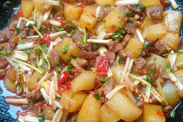 萝卜烧牛肉的做法图解13