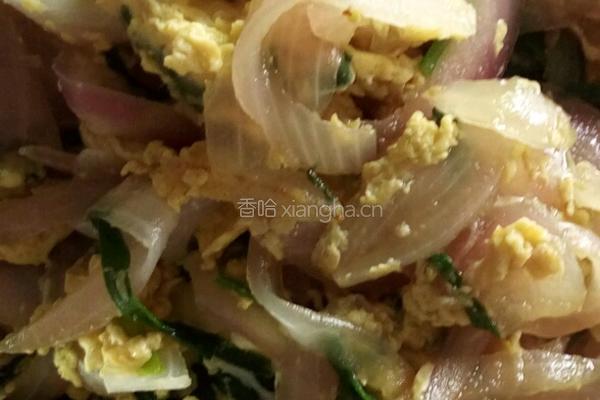 洋葱炒鸡蛋
