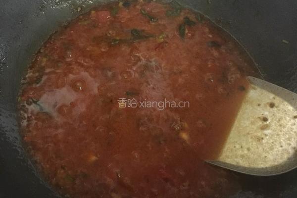 茄汁肉沫干捞河粉的做法图解5