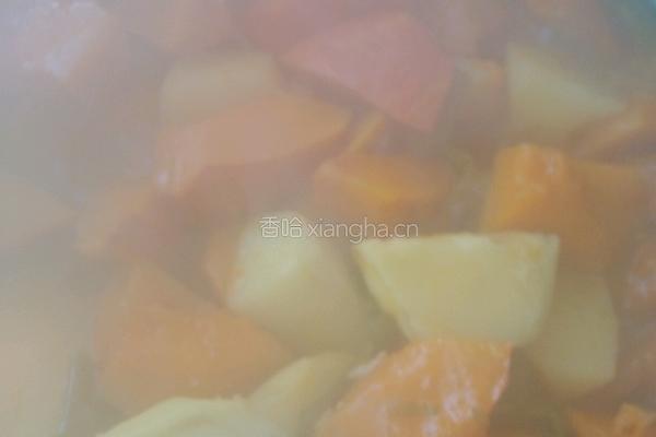 酱香南瓜炖土豆的做法图解8