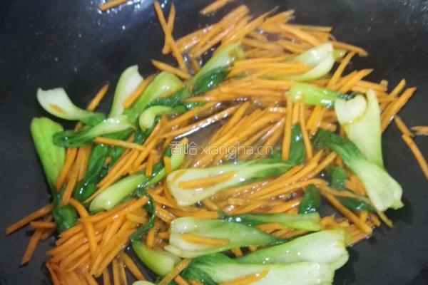 蔬菜炒面的做法图解5