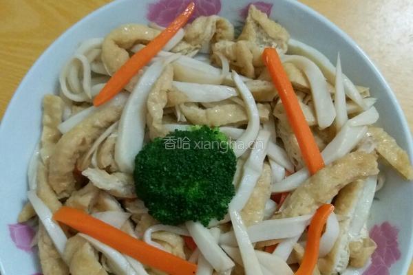 油豆腐炒杏鲍菇的做法图解6