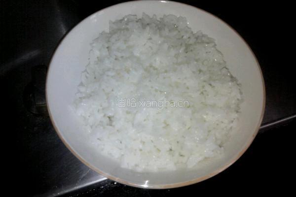 玉米香菜甜蛋炒饭的做法图解8
