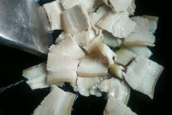香干炒回锅肉的做法图解7