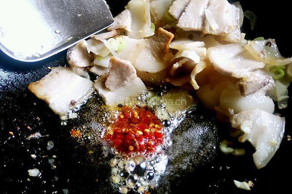 香干炒回锅肉的做法图解9