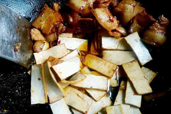 香干炒回锅肉的做法图解11