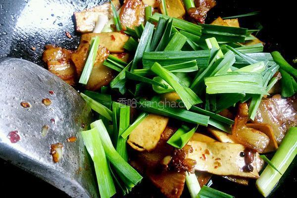 香干炒回锅肉的做法图解15