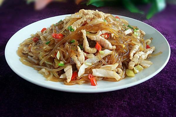 泡菜苕粉肉丝（酸辣版）的做法图解13