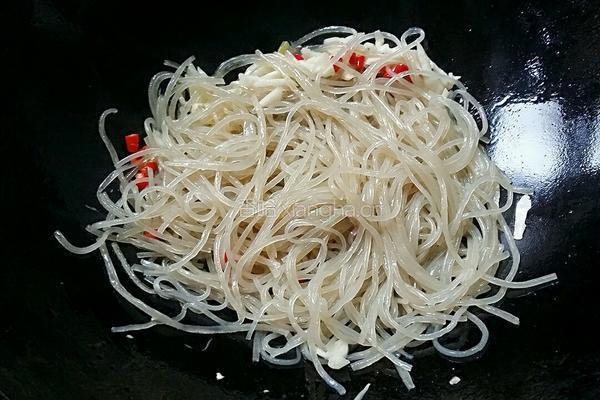泡菜苕粉肉丝（酸辣版）的做法图解9