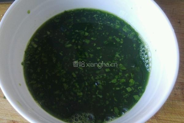 小白菜蒸饺的做法图解2