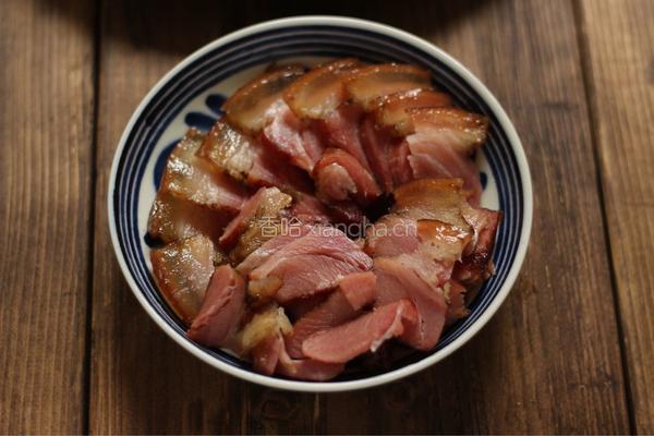 萝卜干炒腊肉的做法图解4