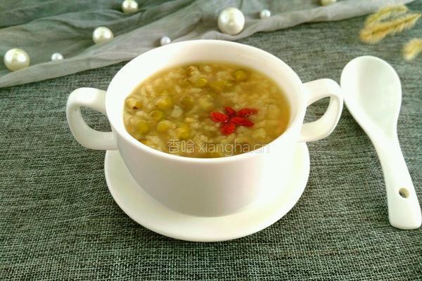 砂锅大米绿豆煲的做法图解9