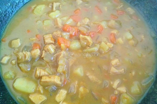 咖喱鸡肉小熊饭的做法图解14