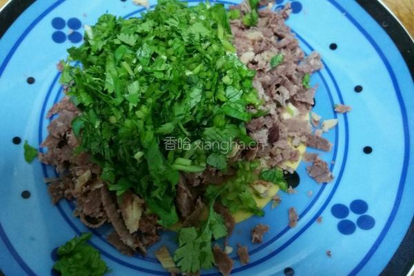 香菜拌牛肉的做法图解5