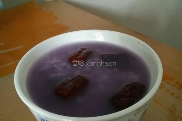 紫薯红枣粥的做法图解5