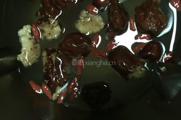 红枣枸杞花生小米糊的做法图解3