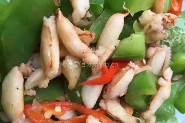 辣炒蟹脚肉的做法图解4