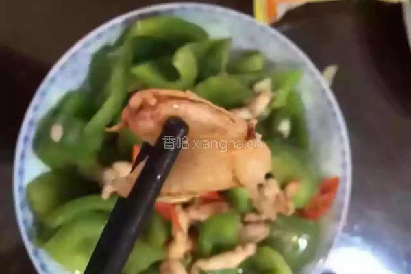 辣炒蟹脚肉的做法图解5