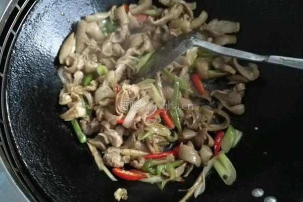 葱爆羊肚的做法图解7