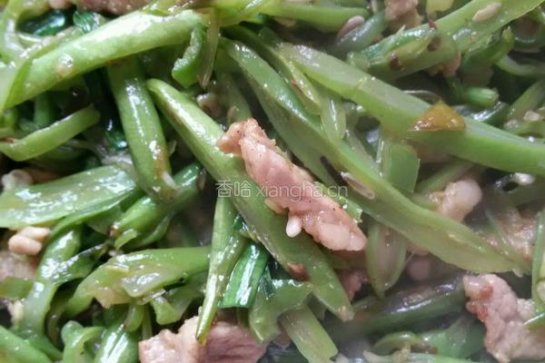 四季豆炒肉的做法图解5