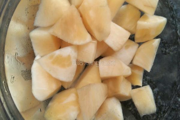 陈年萝卜干雪莲煲鸡腿的做法图解3