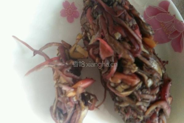 炒芭蕉花的做法图解2