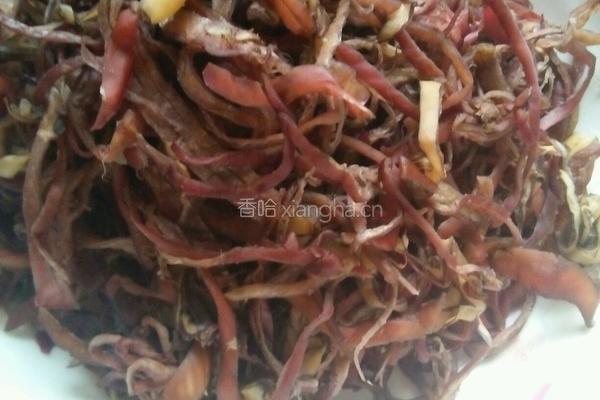炒芭蕉花的做法图解3