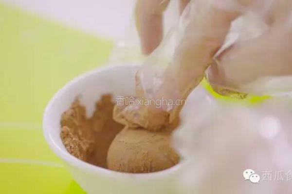 猫爪冰皮月饼的做法图解6