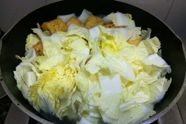 煎酿豆腐焖大白菜的做法图解12