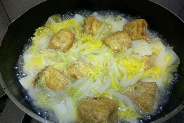 煎酿豆腐焖大白菜的做法图解13