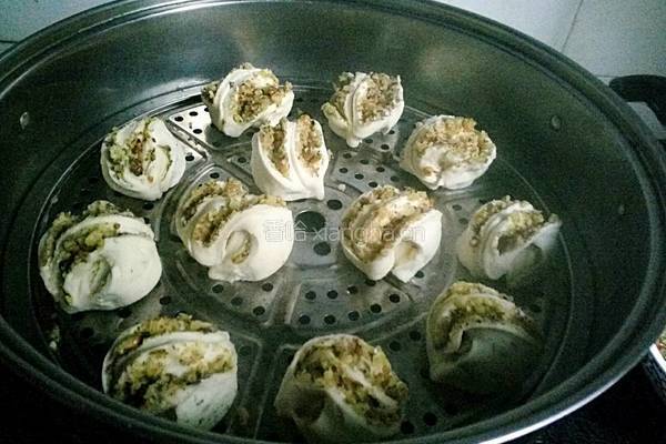核桃花卷的做法图解16