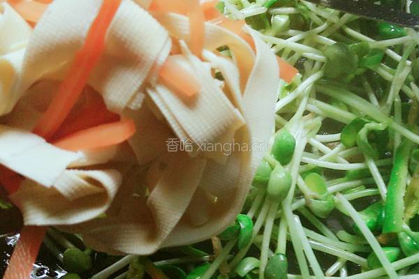 千张炒豆苗的做法图解6